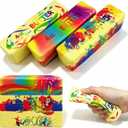 2 x 3 Pack World Cup Butter Squishy Toys Slow Rising Soft Squeeze Toy Stress Relief Fidget Toys for Kids Party Favors Birthday Gifts Adults Office Desk Toys (Football)
