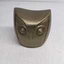 HD Designs Aluminum Owl Gold 6 Inches Home Decor Desk Table Shelf Figure