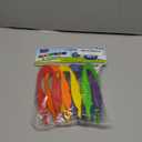 6Pcs Plastic Colorful Easy Grip Rainbow Tweezers, Easy Grasp Science Lab Tools Accessories for Kids