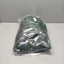 MooMee Bedding Sheet Set 100% Washed Cotton Linen Like Textured Breathable Durable Soft Comfy (Solid Forest Green, Queen)