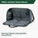 Halfday Convertible 2-in-1 Garment Duffel Weekender Bag 40L: Wrinkle-Free Travel (Hanging Suit Compartment, Shoe Pockets, Trolley Sleeve), Durable & Water-Resistant Carry-on, Coast