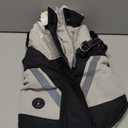 IECOii Dog Coat with Harness Built in - Black, Large - Waterproof Winter Coat, Fleece Lined Snow Jacket for Dogs (Large(Chest:24.4 in))