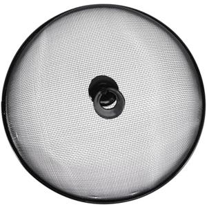 HOLIDYOYO 1Pc Round Stainless Steel Plate Cover Food Protector for Dining Table Modern Black Mesh Design Outdoor Picnics Kitchen Use : Home & Kitchen