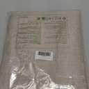 NICETOWN Natural Linen Curtains 84 inch Long 2 Panels Set, Grommet Top Thick Linen Burlap Semi Sheer Vertical Drapes Privacy Assured with Light Filtering for Bedroom/Living Room, W55 x L84