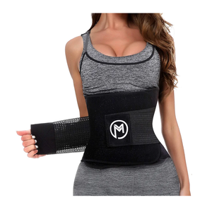 MERMAID'S MYSTERY Waist Trimmer for Women and Men - Sweat Bands for Stomach - Sweat Belt for High-Intensity Training Workouts,L