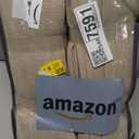 Dark Flax Linen Curtains 120 Inches Long for Living Room Bedroom Pinch Pleated Back Tab Privacy Curtains 120 Inch Length 2 Panels Light Filtering Greige Tan Brown Farmhouse Drapes 10 FT (Grey Beige)