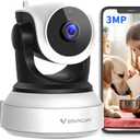 VSTARCAM Cameras for Home Security Indoor, 2K with 360 Rotation, Human/Motion Detection with Auto Tracking, 2-Way Audio & DIY Voice, 2.4GHz WiFi Wireless, Cloud & SD Card Storage(up to 256GB)
