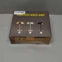 Portable LED Mushroom Table Lamp, Cordless Desk Night Light with 5200mAh Rechargeable Battery, Stepless Dimming Small Lamp with 3 Colors and Brightness Control for Bedroom/Patio/Bar/Coffee shop (Gold)