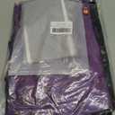Halloween Cosplay Costume Deluxe Jumpsuit Cloak Belt Suit Women's Cosplay Costume Purple, Medium