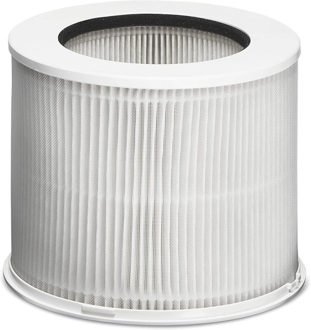 Clorox Tabletop Air Purifier True HEPA Replacement Filter, 200 Sq. Ft. Capacity, Removes 99.97% of Allergens up to 0.1 Micron, Compatible with 11020 & 11021, 1 Count (12020) (6.8" x 6.4" x 6.7")