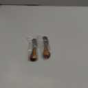 Linwnil Butter Knives Set, Acacia Handle, Durable Stainless Steel Blade, Butter Knife for Smooth Spreading Butter Cream Cheese Jam, Ideal for Bagels, Sandwiches, Butter Knife Spreader (Pack of 2)