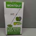 Wontolf 62'' Car Wash Brush with Long Handle Chenille Microfiber Car Wash Mop Mitt Kit Car Detailing Brush Cleaning Kit Window Squeegee Car Duster Drying Towels Tire Brush for Cars RV Truck Boat