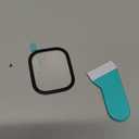 ESR Armorite Screen Protector for Apple Watch Ultra 3 2025 /Ultra 2 /Ultra (49 mm), Military Grade Protection, Tempered Glass Film with Aluminum Alloy Frame, Anti-Scratch, 2 Pack, Black