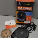 Coffee Mug Warmer - Fastest Heating & Highest Temperature, Coffee Cup Warmer for Desk Auto Shut Off, 4 Temp Settings & 1-12H Timer, Smart Electric Beverage Warmer for Coffee, Tea (Black)