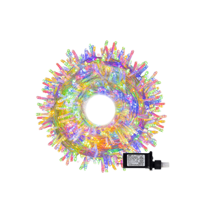 kemooie 500 LED Multicolor Christmas Lights, 164FT 8 Lighting Mode Plug in Christmas Lights Outdoor, IP44 Waterproof String Lights for Outdoor Indoor Wedding Party Christmas Decorations (Multicolor)