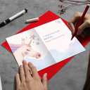 3 x Valentine's Day Cards Gifts for Granddaughter, Cute Valentines Day Card Gift from Grandma Grandpa. (V2518)