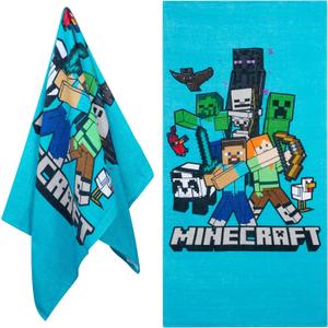 Minecraft Beach Towel Kids Teenagers Quick Dry Towel for Pool Beach Bath Swimming Trips Travel Essentials Vacation 55x27