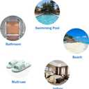 Shower Shoes Quick Dry Non-Slip Bathroom Slippers for Men Women Dorm Home Slides (6.5-7.5 Women/5.5-6.5 Men, Blue)