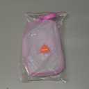 Portable Wipe Box Compact Wet Wipes Dispenser for Travel Refillable Container with Silicone Seal for Diaper Bag Pink