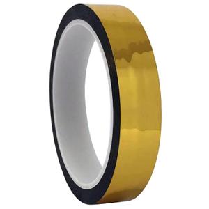 Gold Metalized Polyester Mylar Film Tape,3/4 inch x 55 yds. Thin Mirror Tape,Decor Tape for Accent Wall, Doors, Cabinets and Graphic Art (Not for Heavy Duty Repairs)