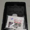 Case for iPad 9th/8th/7th Generation 2021/2020/2019(10.2 inch), Heavy Duty Military Grade Shockproof Rugged Protective 10.2" Cover with Built-in Stand for iPad 9 8 7 Gen (Black)