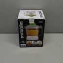 Proctor Silex Electric Citrus Juicer Machine, Large 34 oz. Pitcher, Pressure Activated, 2 Reamers for Big and Small Fruit, Pulp Control, for Orange, Lemon, Grapefruit Juice, White & Green