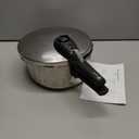 3-In-1 Stainless Steel Pressure Cooker 6.3 Quart: [Save 70% Time] [3 PSI Settings], One-Hand Locking, Induction Compatible, Glass Lid & Steamer Rack Included, Olla de Presion