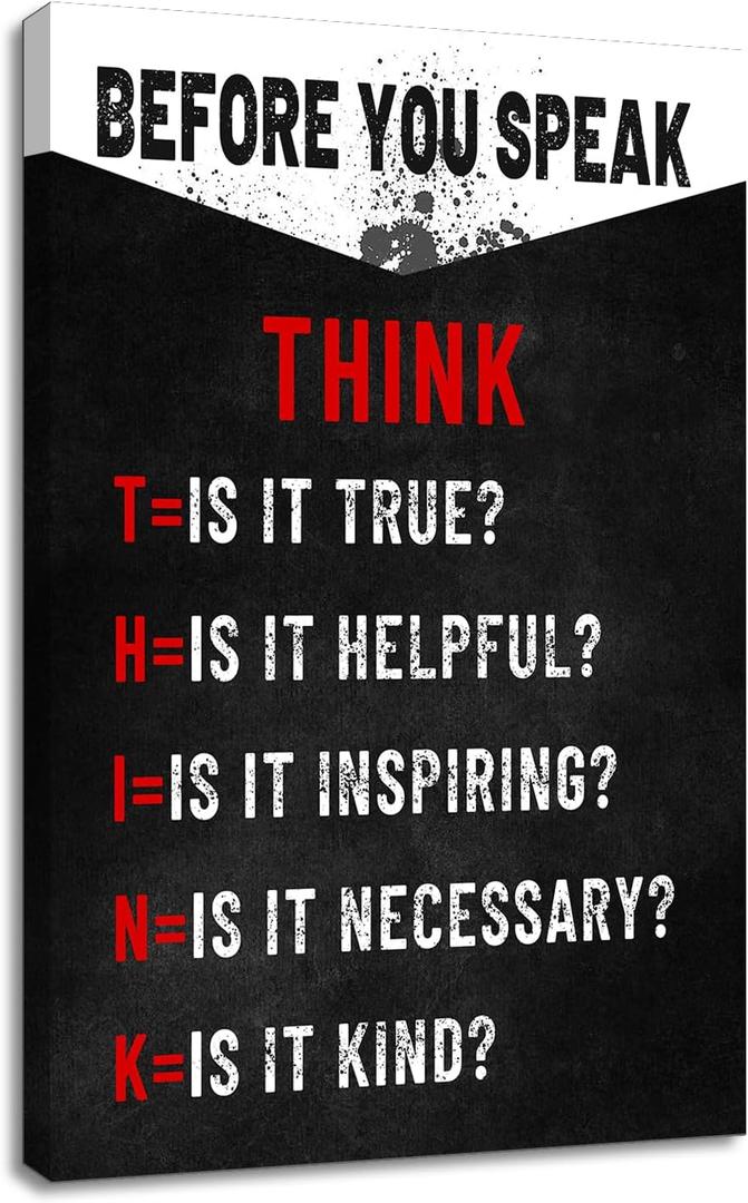 Motivational Canvas Poster Print Wall Art Home Decor Inspirational Entrepreneur Quotes Black Background Picture Painting Artwork for Living Room Classroom Workplace Hallway Ready to Hang [24''Wx36''H]