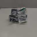 Jewelry Organizer Stand - Black Velvet L-Shape, 9.9 x 7.9 x 4 in - 60 Pre-Punched Holes Earring Display & Jewelry Storage Organizer - Tabletop Rack for Stud & Dangle Earrings