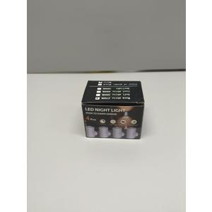 LED Night Light Plug in, Modern Plug-into Wall NightLight, Adjustable 0-200LM Brightness,Daylight 5000K,Dimmable Night Lights for Hallway Bedroom Stairway, Kitchen, Dusk to Dawn Sensor,4 Pack