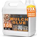 Rock Glue for Landscaping, 105 fl oz Strong Gravel Binder & Stone Adhesive for Walkways, Patios, and Driveways, Fast-Drying Mulch Glue for Rocks, Pebbles, and Decomposed Granite Stabilizer