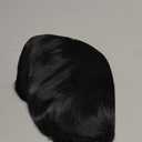 Housoutil Short Layered Black Wig with Wavy Bangs Synthetic Hair Glueless Wear Womens Natural Black Short Hair Styling for Daily Use and Costume