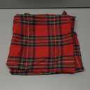 AQOTHES Pack of 2 Christmas Plaid Decorative Throw Pillow Covers Scottish Tartan Cushion Case for Farmhouse Home Holiday Decor Red and Green, 22 x 22 Inches