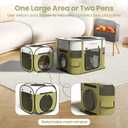 2-in-1 Foldable Cat Tent, Pop-Up Cat Play Tent with Breathable Mesh, Portable Collapsible Cat House for Indoor Cats, Suitable for Indoor & Light Outdoor Use