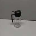 TrendPlain 16oz/470ml Glass Olive Oil Sprayer for Cooking  2 in 1 Olive Oil Dispenser Bottle for Kitchen Gadgets and Air Fryer Accessories, Salad, BBQ - Black