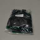 12 Pcs Velvet Christmas Bows Candle Holder Decoration Large Raw Edge Pre-Tied Bow 7.1"x15.7" Vintage Fringe Ribbon Handmade Bow for Christmas Tree Candlestick Rustic Gift Wrapping(Black)