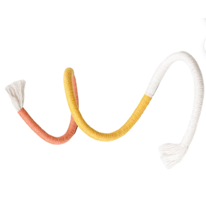 Cat Toy Bite Rope Funny Wear Resistant Home Portable Educational Toys Multipurpose Pet Chew Toy for Small Animals Kitten Puppy Accessories Orange