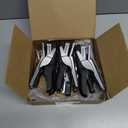 Yexiya Heavy Duty Plier Stapler Heavy Duty Office Hand Held Stapler Effortless 50 Sheet Capacity Desk Good for Stapling Home Warehouse School, Black(6 Pcs)