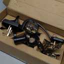 Amazon Basics Front Door Lock Set, Handleset with Shelby Lever, Single Cylinder, Easy to Install, Oil Bronze, Grade-3 Security (1 Pack)