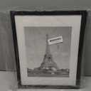 upsimples 11x14 Picture Frame, Display Pictures 8x10 with Mat or 11x14 Without Mat, Wall Hanging Photo Frame, Black, 1 Pack