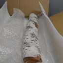 Gas Fireplace Logs Set, Ceramic White Birch Wood Gas Log for Gas Fireplace Insert, Faux Fireplace Fire Logs for Vented, Indoor Electric Fireplace Outdoor Fireplace Decor Fake Fireplace Logs, 6pcs