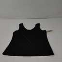 Women's Two-Way Camisole V and Scoop-Neck (Large, Black)