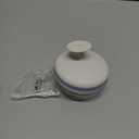 Scalp Massager with Double-Layer Bristles,Anti-Slip Rich-Lathering Hair Washing Shampoo Brush,Curved Scalp Scrubber with Better Head Fit for Dandruff Removal,Wet&Dry Use Scalp Stimulator. (Blue)