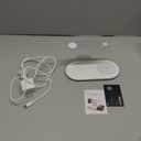 GUSGU 3 in 1 Charging Station for MagSafe Wireless Charger with Three-Level Night Light, 15W Max Fast Charging for iPhone 17/16/15/14/13/, Apple Watch Series 2-11/SE 3/ Ultra 3, AirPods Pro 3-Gray