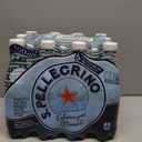S.Pellegrino Sparkling Natural Mineral Water, Plastic Bottles, 16.9 Fl Oz (Pack of 12) (EXP 06/22/27)