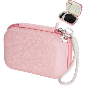 Canon G7X Case for Women: Shockproof & Lightweight PU with Pink Stylish Design - Fits Powershot G7X Mark III II, SX740 HS Camera - Girls Gift for Everyday Photography & Travel Storage