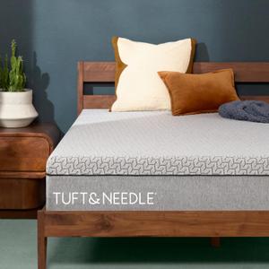 Tuft & Needle - Mint Medium Plush Gel Foam Queen Mattress - Enhanced Cooling, Responsive Comfort, Pressure Relief and Support, CertiPUR-US