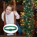 Zhengmy 100 Pcs Christmas Garland Ties 20 Inch Adjustable Holiday Garland Twist Ties for Banister Reusable Garden Plant Cable Straps for Christmas Tree Xmas Wreath Stairways Railings Decoration, Green