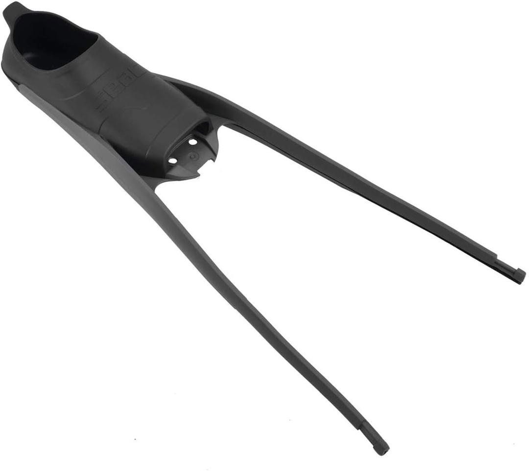 SEAC Motus Fin Foot Pocket  Comfortable, High-Performance Foot Pocket for Freediving and Spearfishing Fins (4.5-5.5, Black)