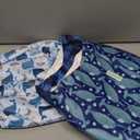 wegreeco Washable Dog Diapers - Washable Male Dog Belly Wrap - Pack of 3- (Whale, Large)